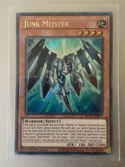 Yu-Gi-Oh! BLGG-EN033 Junk Meister Secret Rare - Image 1