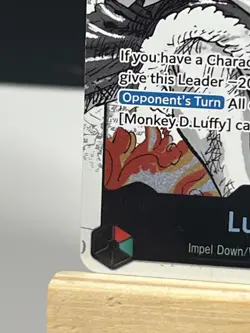 One Piece Card Game Luffy & Ace ST30-001 Alt Art Leader NM - Image 3