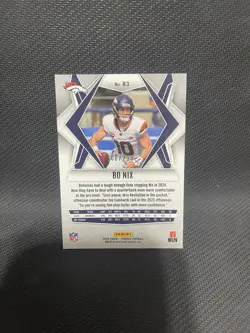 2025 Panini Phoenix - Bo Nix #83 Pink Winter /299 🔥✅ - Image 2