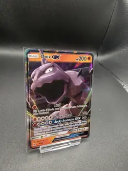 Pokemon TCG Onix GX 36/68 Full Art Holo Rare Card Hidden Fates Genuine NM Card - Image 3