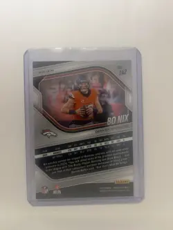 Panini 2025 Prizm Bo Nix White Disco Prizm Denver Broncos Football - Image 2