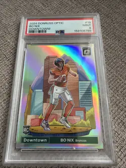 2024 Panini Donruss Optic - Downtown! Bo Nix #19 (RC) - Image 2