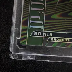 2024 Panini Illusions Bo Nix Denver Broncos Illusionists Insert RC #4 - Image 2