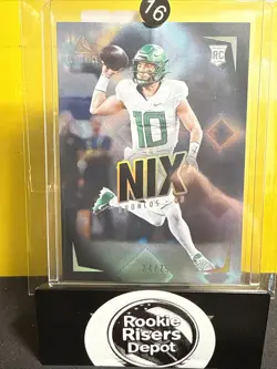 2024 Panini Luminance Bo Nix RC Black Rookie #24/75 Broncos - Image 1