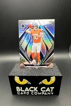 2024 Panini Phoenix - Rookies Bo Nix #159 Hyper (RC) - Image 1