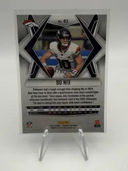 2025 Panini Phoenix - BO NIX #83 Red Winter /399 - BRONCOS - Image 2