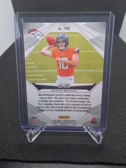 2024 Panini Phoenix - Rookies Bo Nix #159 Purple (RC) - Image 2