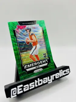 2024 Panini Prizm #3 BO NIX Emergent Rookie Green Wave Prizm DEN Broncos - Image 2