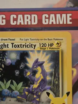 Pokemon TCG Light Toxtricity Holo SWSH137 Black Star Promo Celebrations Card - Image 3
