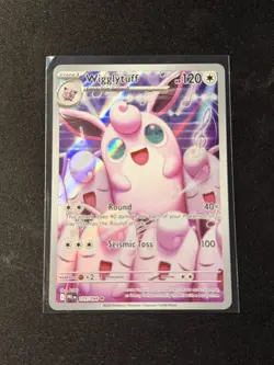Pokemon TCG Card Wigglytuff 105/094 Phantasmal Flames Illustration Rare - NM - Image 1