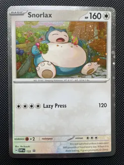 Snorlax 122 - Pokemon TCG Promo Card - Scarlet & Violet Promo Cards - Image 1