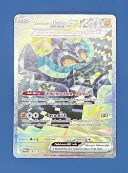 Pokemon TCG Cornerstone Mask Ogerpon ex 215/167 SIR Full Art Holo Twilight Masq - Image 1