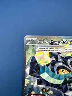 Pokemon TCG Cornerstone Mask Ogerpon ex 215/167 SIR Full Art Holo Twilight Masq - Image 2