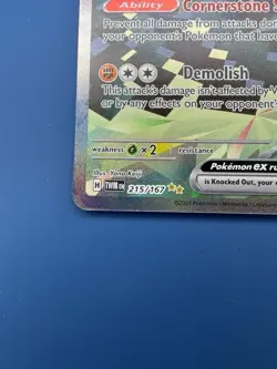 Pokemon TCG Cornerstone Mask Ogerpon ex 215/167 SIR Full Art Holo Twilight Masq - Image 4