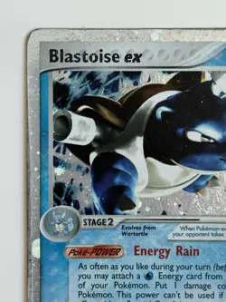 Pokemon TCG Blastoise ex 104/112 Fire Red & Leaf Green Holo Silver Border - Image 2