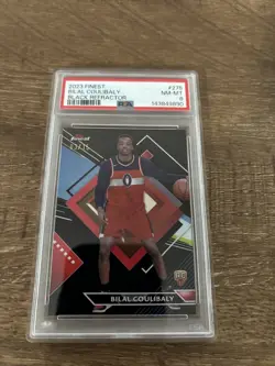 2023-24 Topps Finest - Rare Bilal Coulibaly #275 Black Refractor /15 (RC) - Image 1