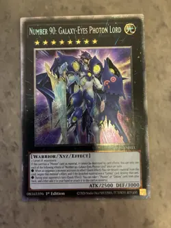 Yugioh! TCG - Number 90: Galaxy-Eyes Photon Lord - Starlight Rare - MP25-EN033 - Image 1