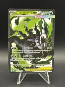 Mega Darkrai ex Full Art - Pokemon TCG Pitch Black ENGLISH 101/084 GRADEABLE - Image 1