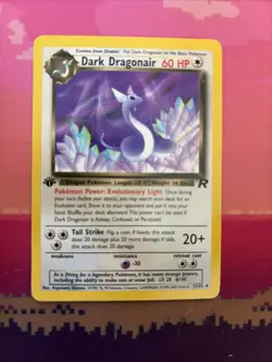 Pokemon Card Dark Dragonair 1st Edition Team Rocket 33/82 Near Mint - Image 1