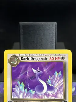 Pokemon Card Dark Dragonair 33/82 Team Rocket 1st Edition Uncommon Light Played - Image 2