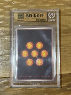 Dragon Ball MASTERS BT22-135 SS3 SON GOKU PREMONITIONS OF A FIERCE SR BGS 9.5 GM - Image 2