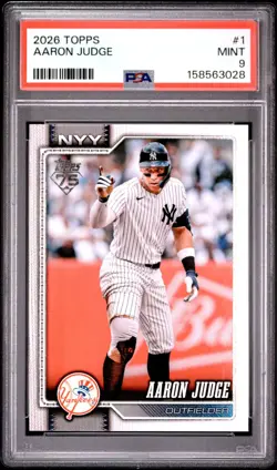 2026 Topps Series 1 - Aaron Judge #1 PSA 9 - Image 1