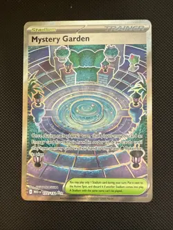 Pokemon TCG Mystery Garden Trainer Card Holo Rare NM 172/132 Mega Evolution - Image 1