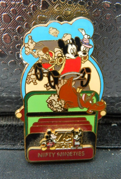 AUTHENTIC DISNEY MICKEY MOUSE NIFTY NINETIES 2004 LIMITED EDITION PIN - Image 1