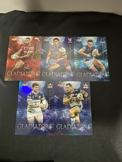 Select 2026 NRL League Heroes Gladiators 5-Card Lot G42 G54 G79 G82 G86 - Image 1