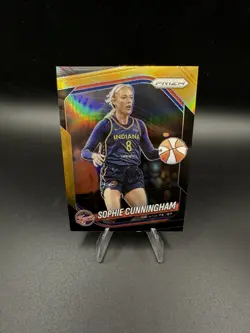 2025 Panini Prizm WNBA Sophie Cunningham Black Gold Prizm /5 Fever 1ST ON PRINT - Image 1