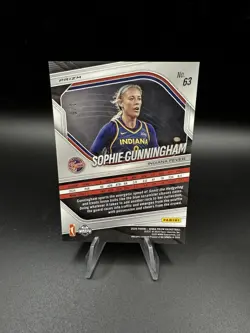 2025 Panini Prizm WNBA Sophie Cunningham Black Gold Prizm /5 Fever 1ST ON PRINT - Image 2