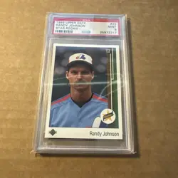 1989 Upper Deck - Star Rookie Randy Johnson #25 (RC) PSA 9 - Image 1
