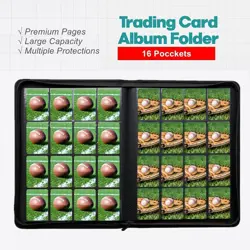 Premium 1000+ Pockets Card Binder,16 Pockets Trading Card Binder Ringless Side L - Image 3