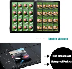 Premium 1000+ Pockets Card Binder,16 Pockets Trading Card Binder Ringless Side L - Image 4
