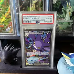 The Pokemon Company Team Rocket's Crobat ex 234/182 PSA 10 SIR Holo EN 2025 - Image 1