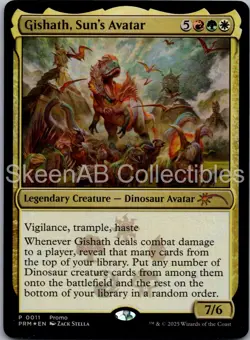 MTG SkeenAB Gishath, Sun's Avatar FOIL HOLO Media Promos NM - Image 1