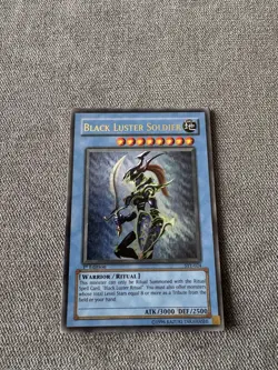 Yu Gi Oh TCG 1st Edition Black Luster Soldier Holo Ultimate Rare SYE-024 - Image 1
