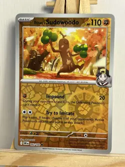 Pokemon TCG: Destined Rivals - Ethans Sudowoodo - 093/182 (Reverse Holo) - Image 1