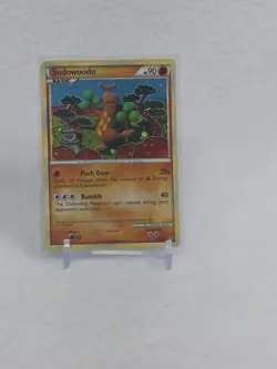 Pokemon TCG Sudowoodo Holo Rare 9/95 Unleashed Basic 2010 Pokemon Card Vintage - Image 1