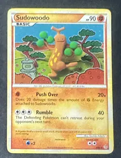 Sudowoodo - HGSS Unleashed - 9/95 - Holo Rare - MP - Pokemon - Image 1