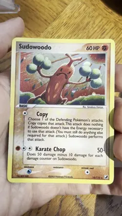 Pokemon Sudowoodo 15/115 Holo Rare Card, Unseen Forces - Image 2
