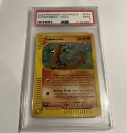 2003 POKEMON AQUAPOLIS #H24 SUDOWOODO-HOLO PSA 9 - Image 1