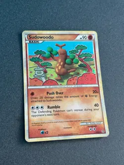 Sudowoodo HGSS Unleashed 9/95 Holo Pokemon Card LP/MP - Image 1