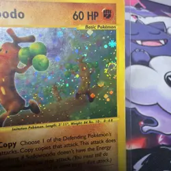 Pokemon TCG Sudowoodo H24/H32 Aquapolis Holo Rare Near Mint - DOUBLE SWIRL - Image 3