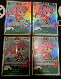 🔥 4x Perona OP12-034 SR Legacy of the Master ONE PIECE TCG English Playset NM/M - Image 1