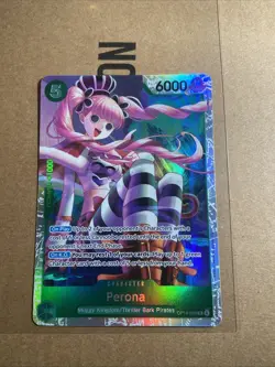 One Piece TCG OP14-033 Perona SR - English Unplayed NM Pack Fresh - Image 1