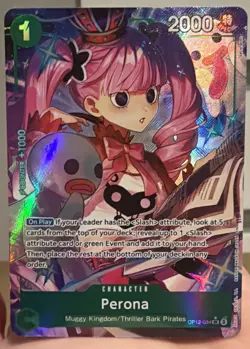 One Piece Perona OP12-034 SR Alt Art Legacy of the Master English - Image 1