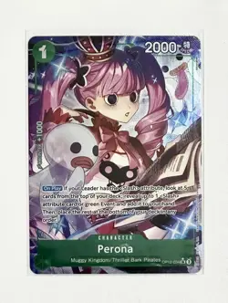 One Piece Perona OP12-034 SR Alt Art Legacy of the Master English - Image 1