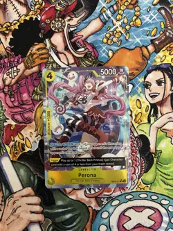 Perona (OP14-111) Sr Alt Art The Azure Seas Seven One Piece TCG NM ENGLISH - Image 1