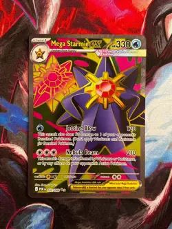 Mega Starmie ex Full Art 102/088 Pokemon TCG Perfect Order NM/M - Image 1